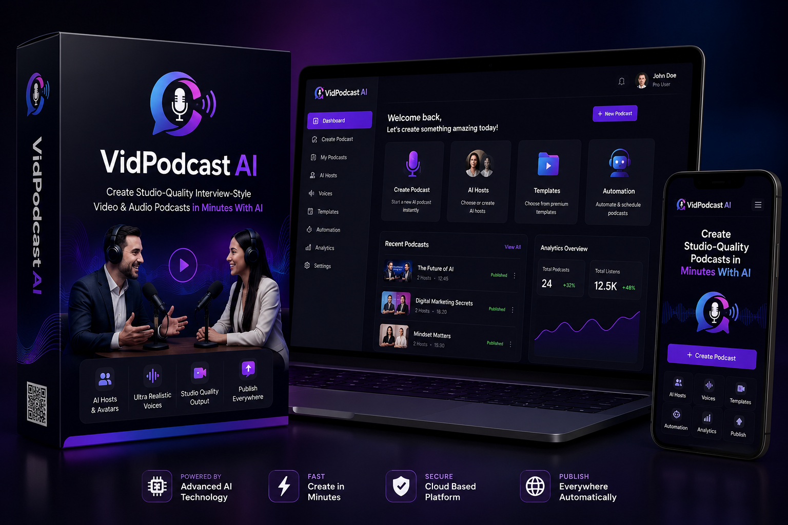 VidPodcast AI