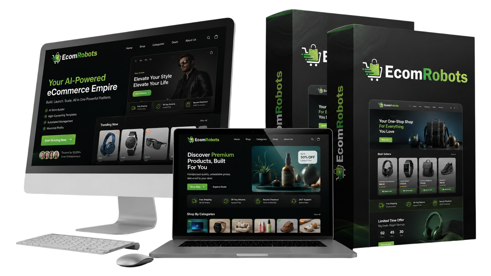EcomRobots AI - Build. Publish. Profit.