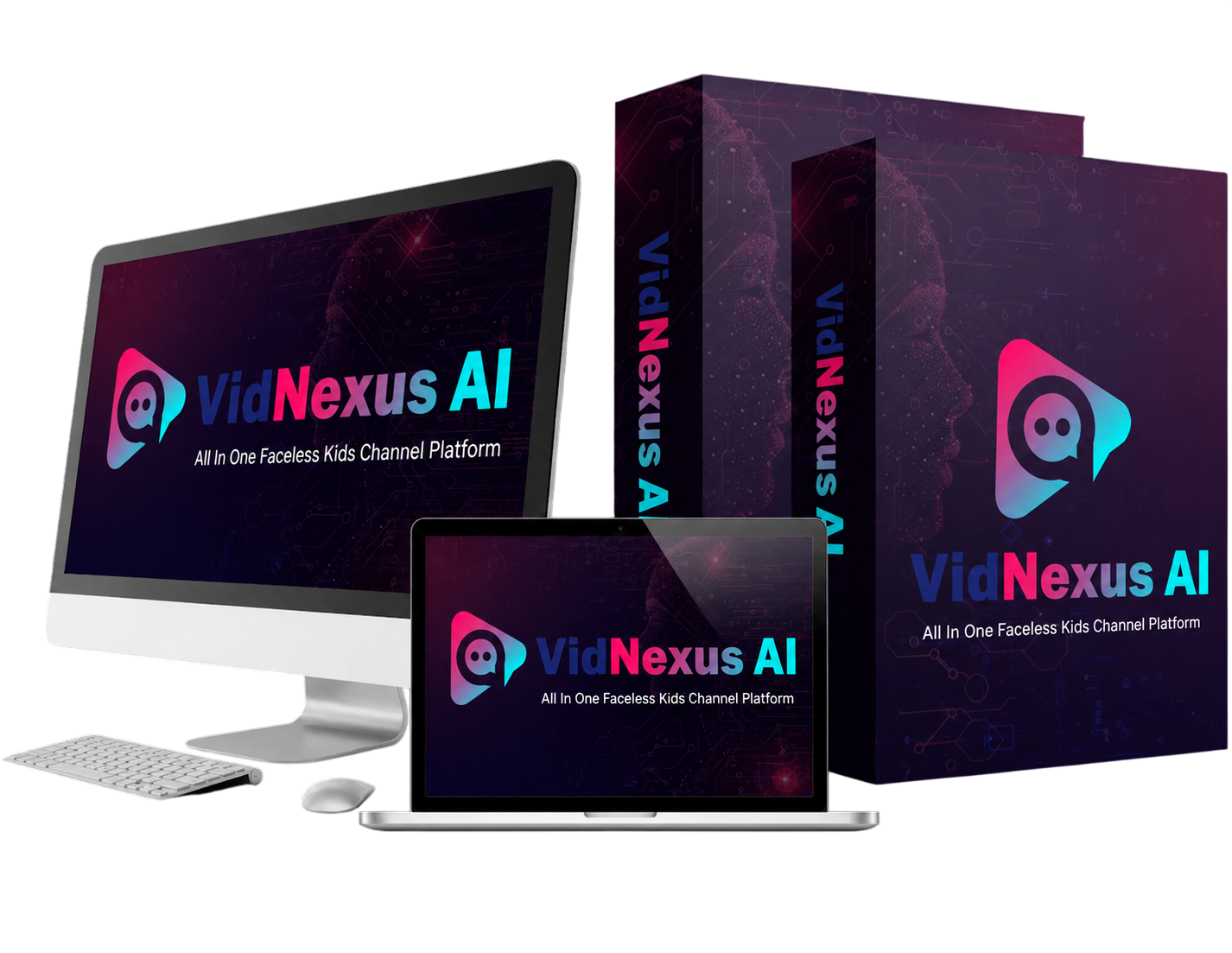 VidNexus AI - All In One Faceless Kids Channel Platform