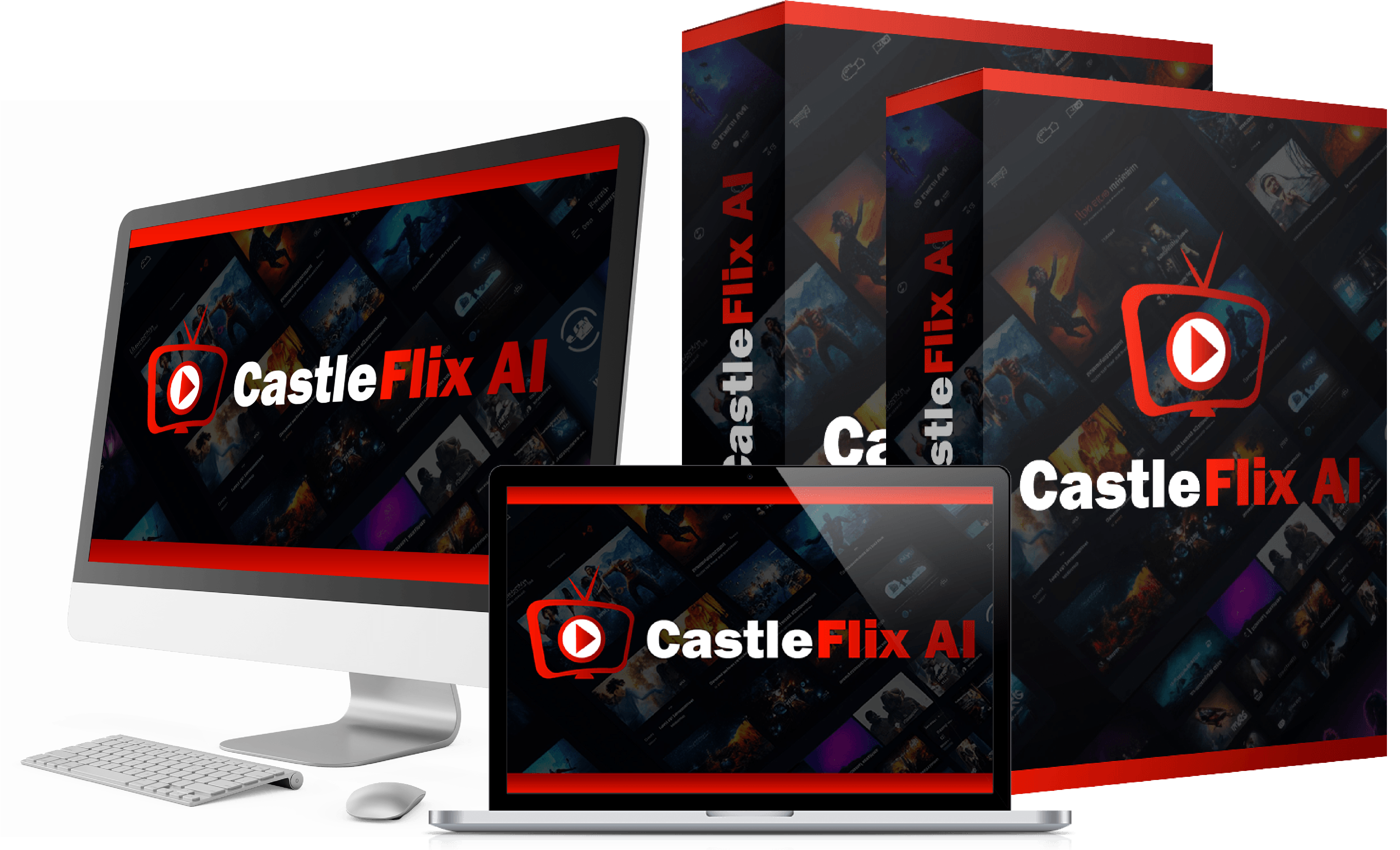 CastleFlix AI - One Click OTT Platform Builder With DFY Movies & Shows