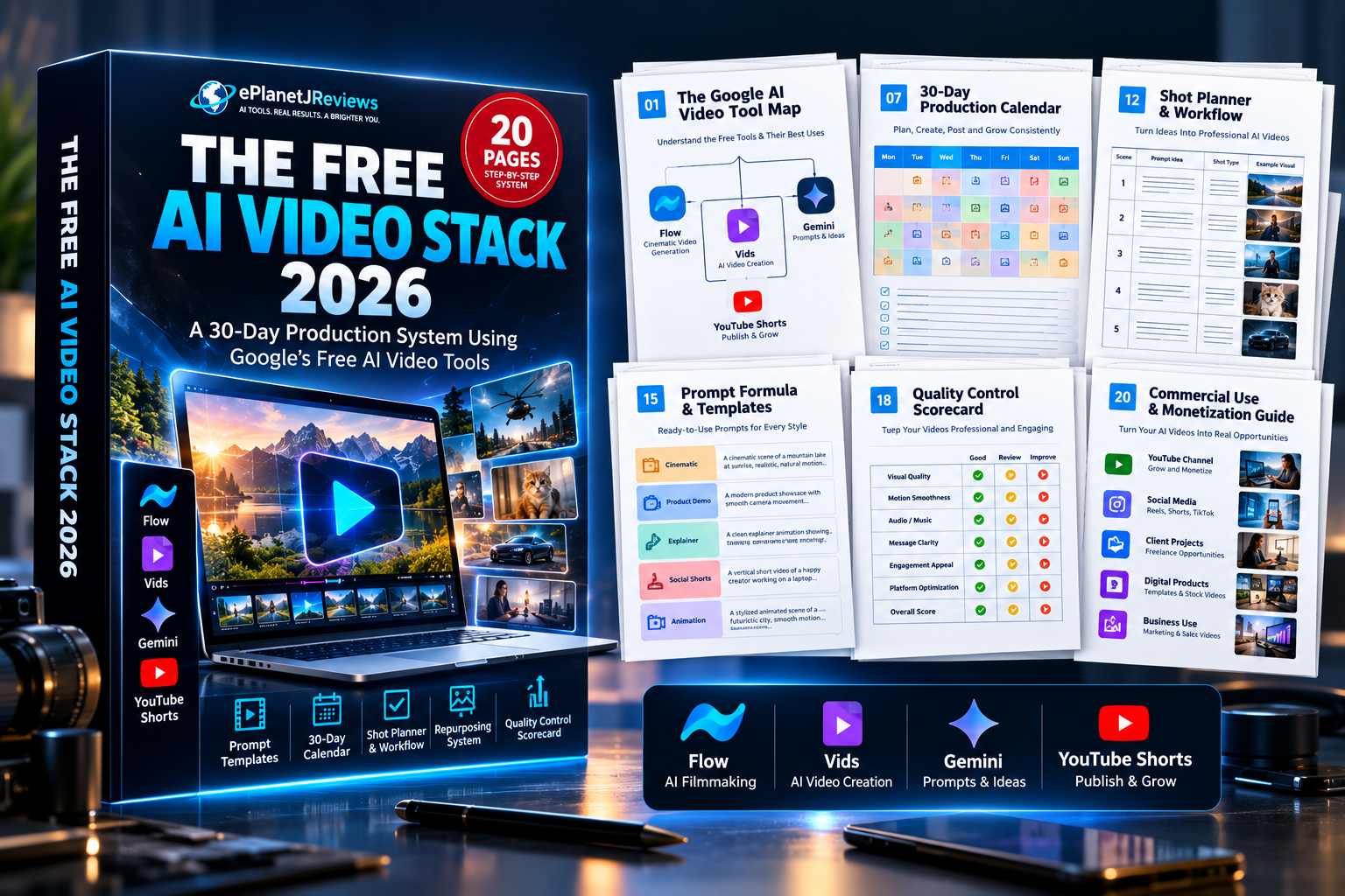 The Free AI Video Stack 2026 – 30-Day Google AI Video Production System