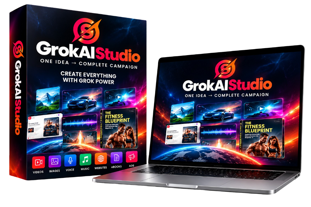 GrokAI Studio -  Access Pass To Elon Musk's GROK AI Ecosystem